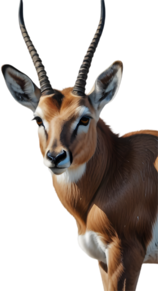 Graceful Springbok Clipart Perfect for Animal Conservation Efforts. . png