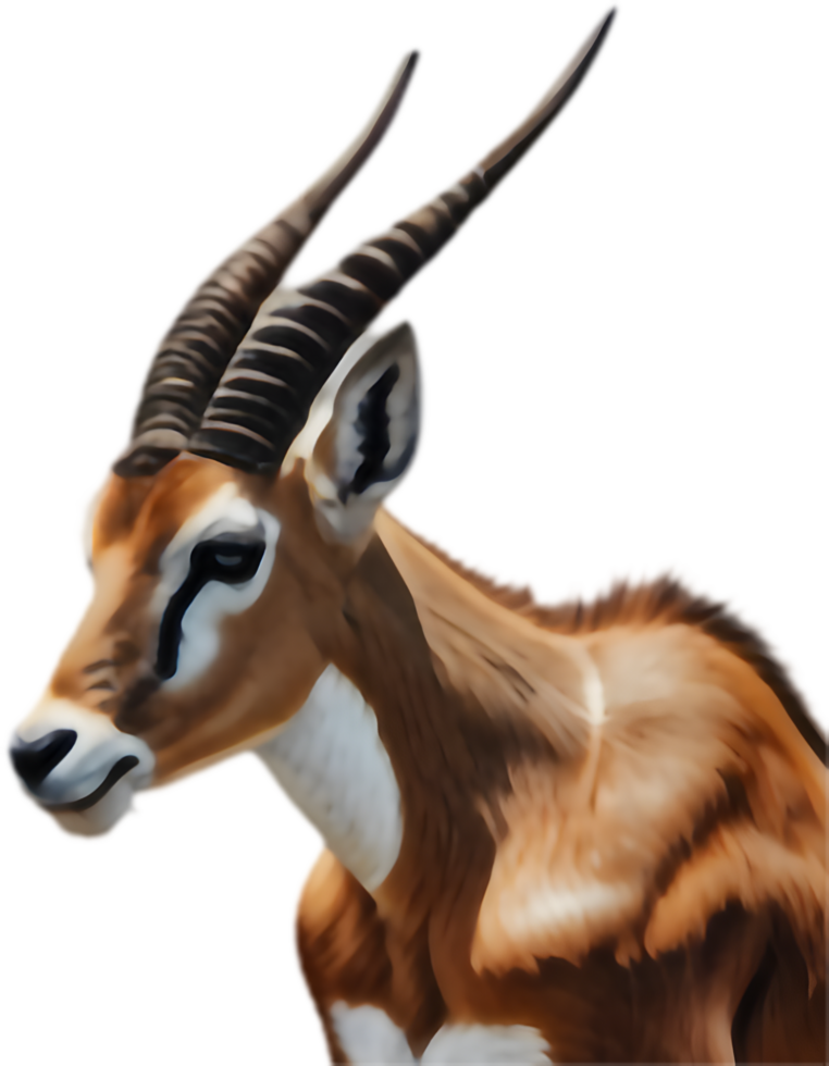 Beautiful Springbok Clipart Ideal for Safari and Travel. . png