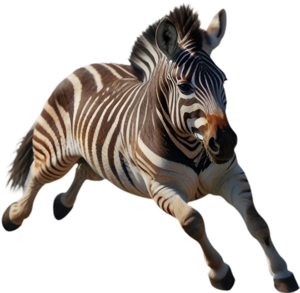 Fantasy-inspired zebra clipart for creative projects. . png