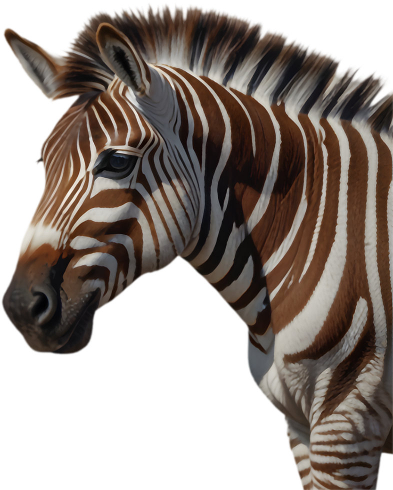 Iconic zebra clipart for unique marketing visuals. . png