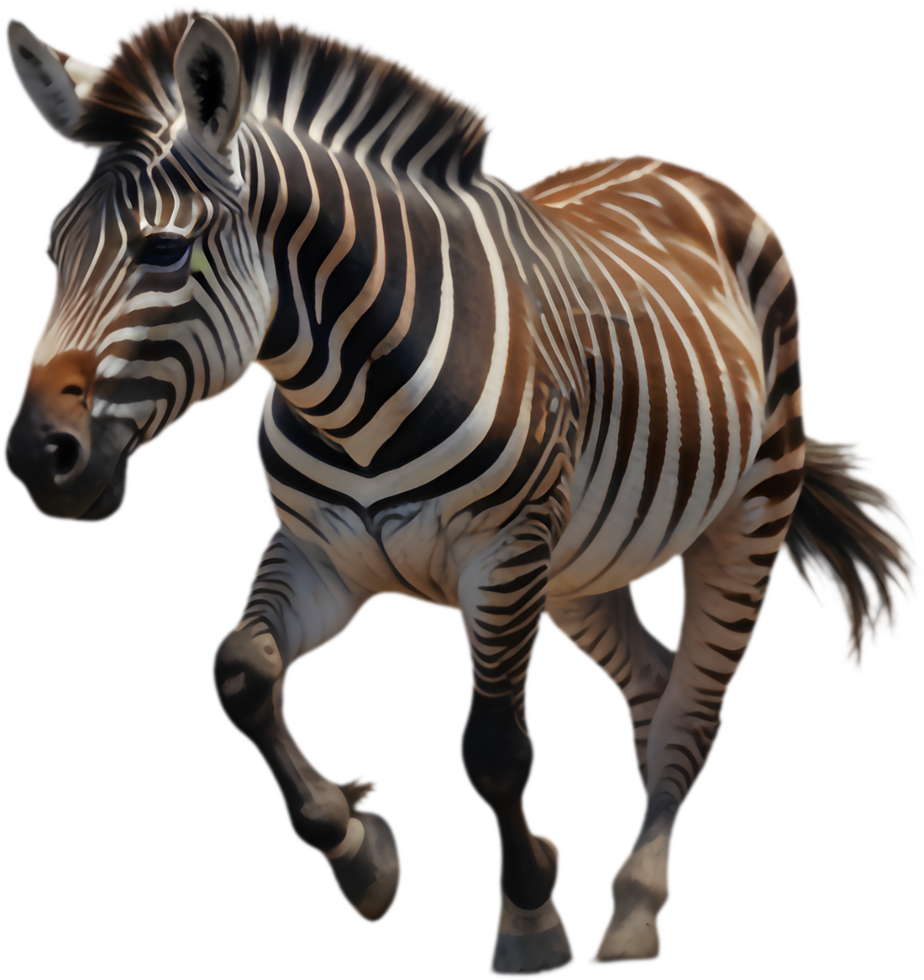 Monochrome zebra clipart for easy web integration. . png