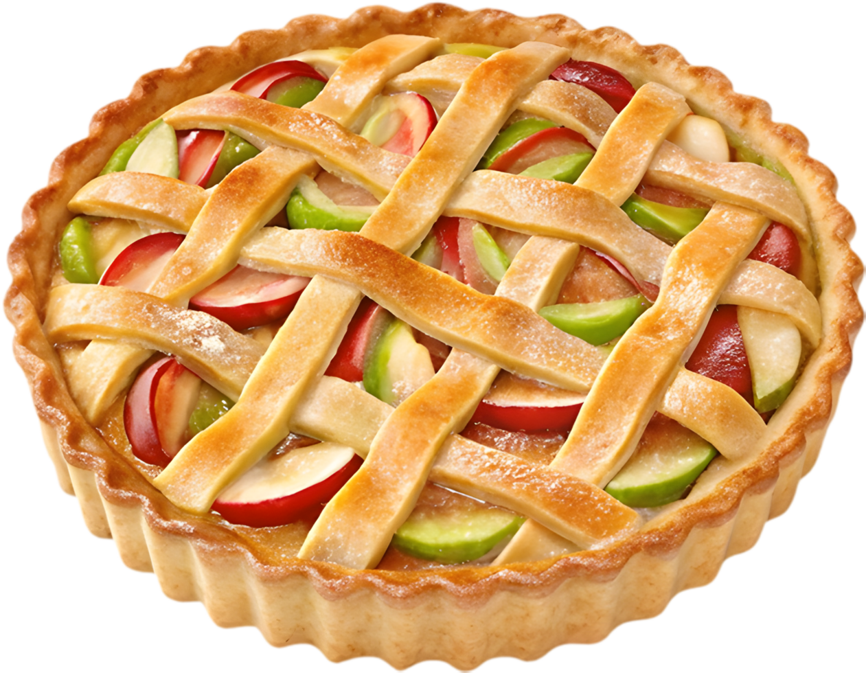 Delicious Apple Pie Clipart with Sweet Cinnamon Aroma. . png