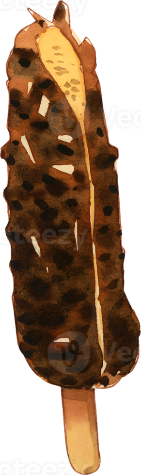 Ice Cream watercolor Handdrawn png