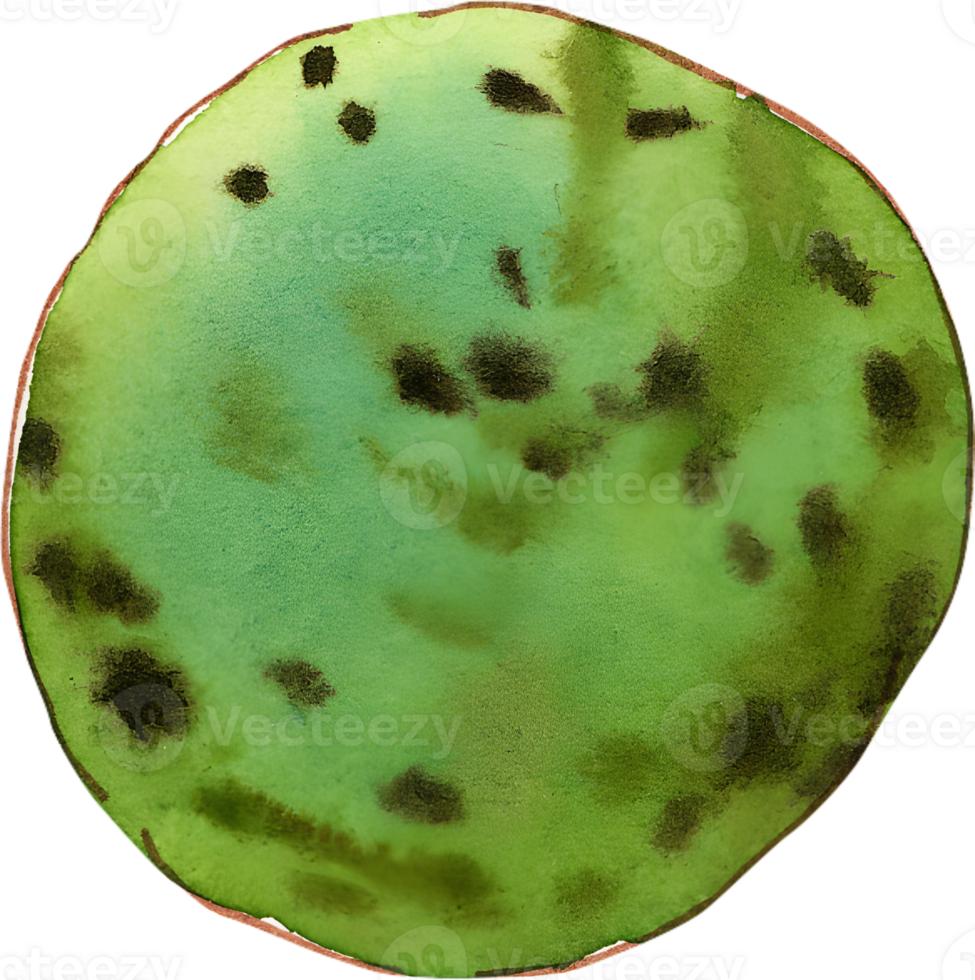 hielo crema acuarela dibujado a mano png