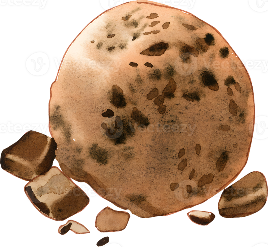 hielo crema acuarela dibujado a mano png