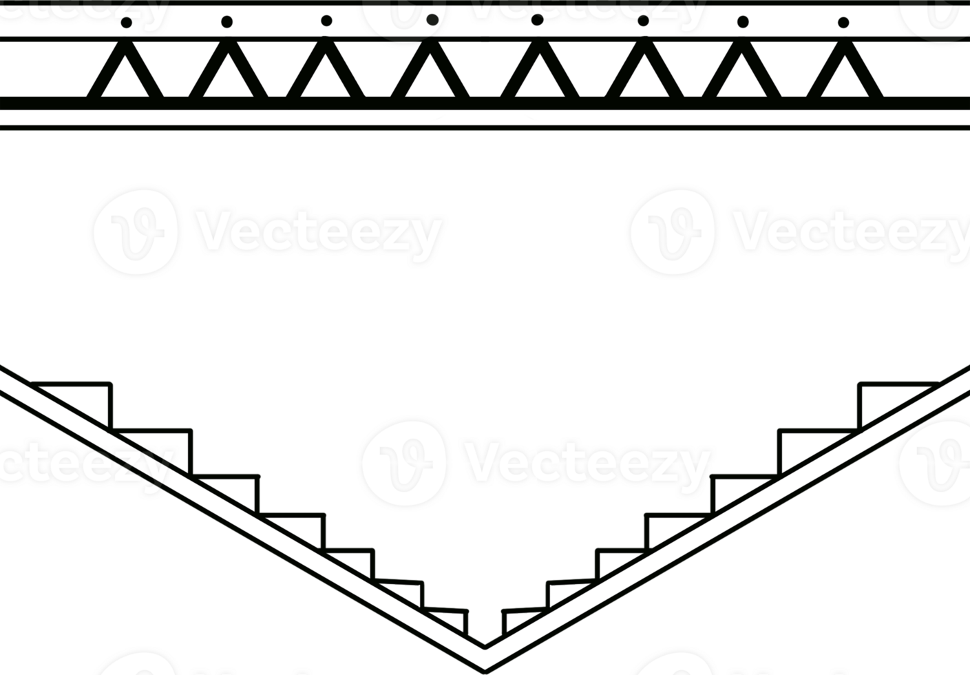 Triangle Frame Design, Hand Drawn Illustration png