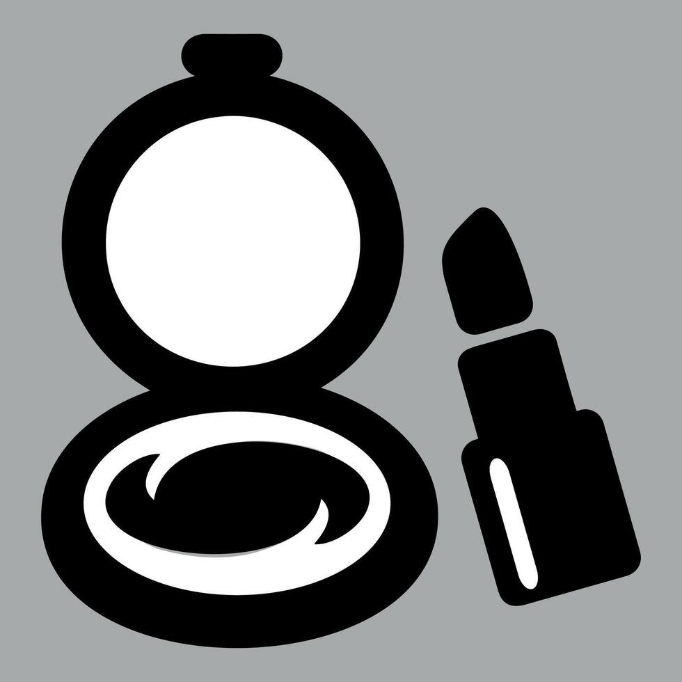 cosmetics set icon isolated vector