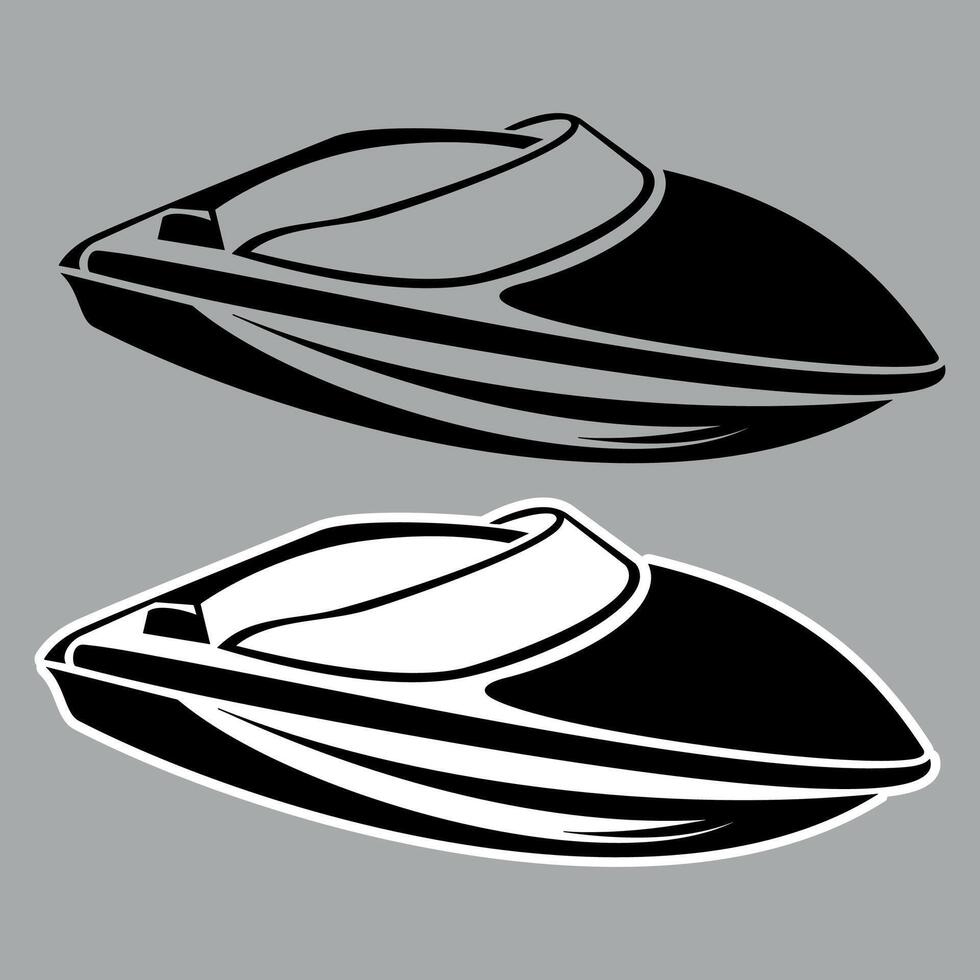 boat icon isolated vector