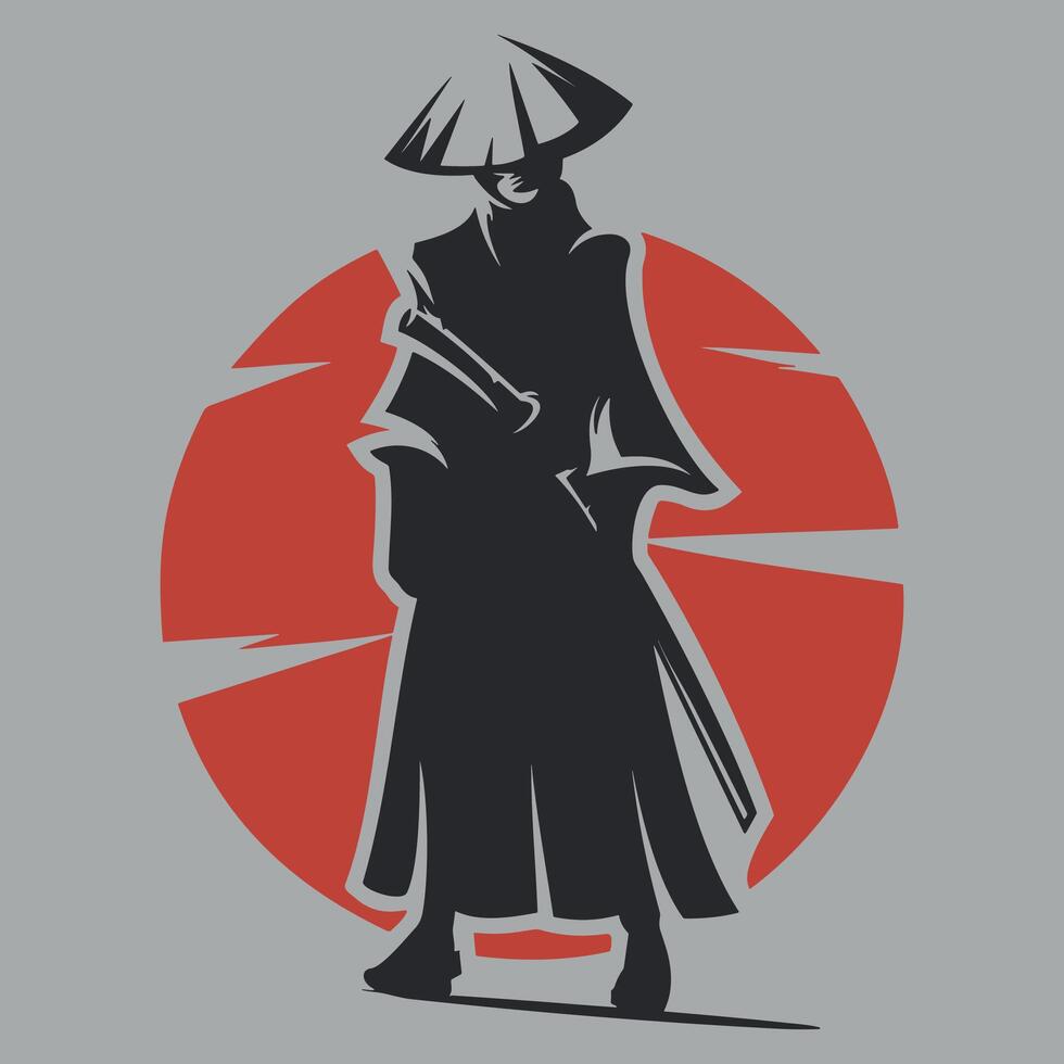 ninja icon isolated vector