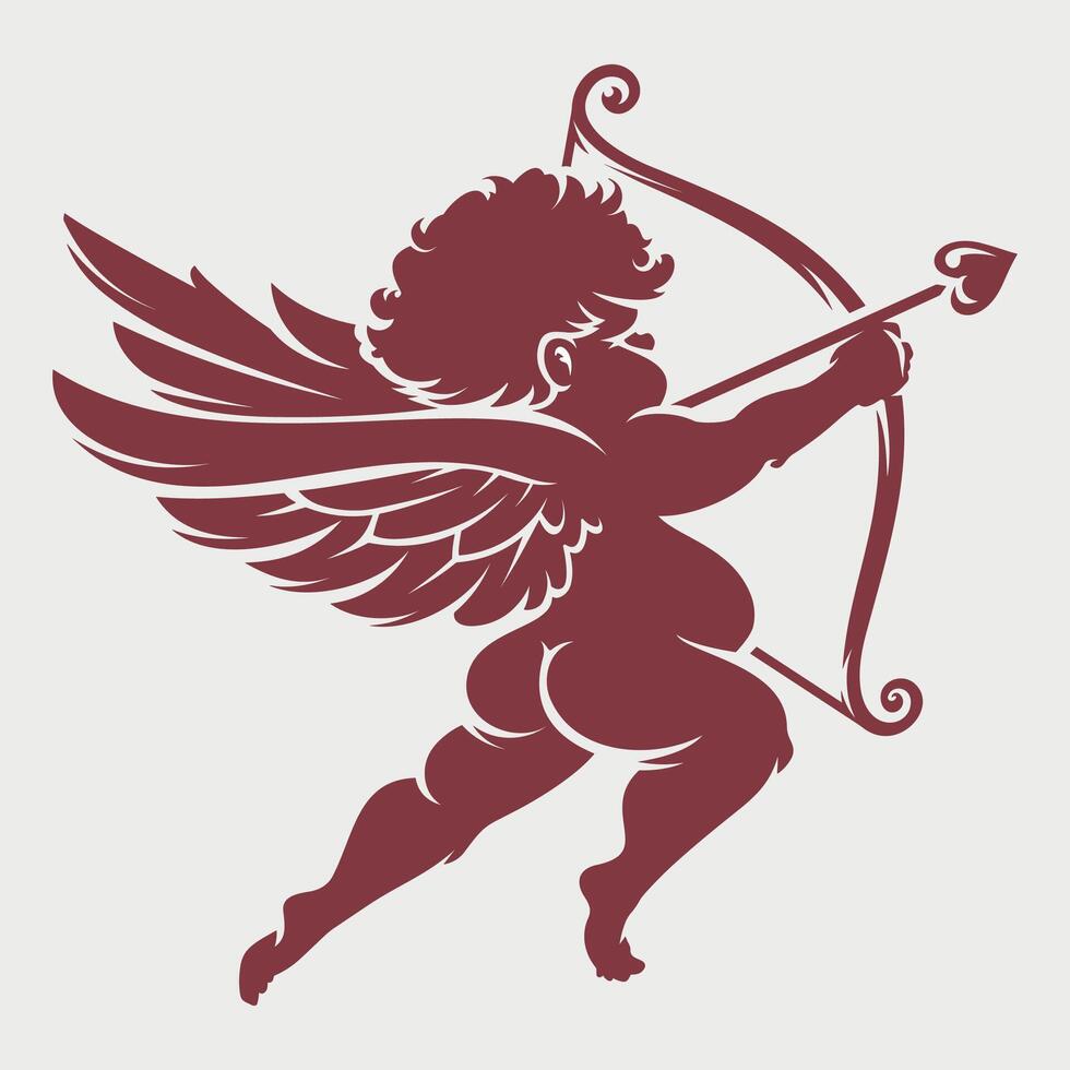 cupid icon isolated vector