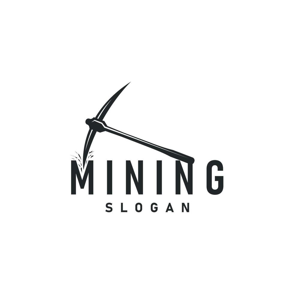 mining logo design template vector