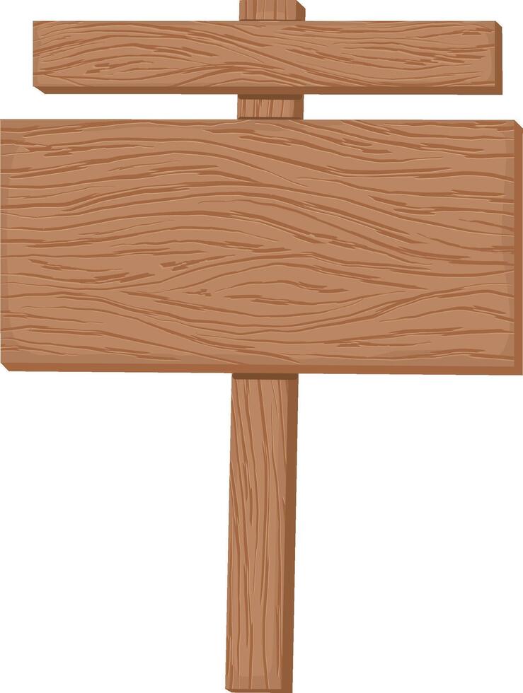 Wooden Sign Board Banner vector