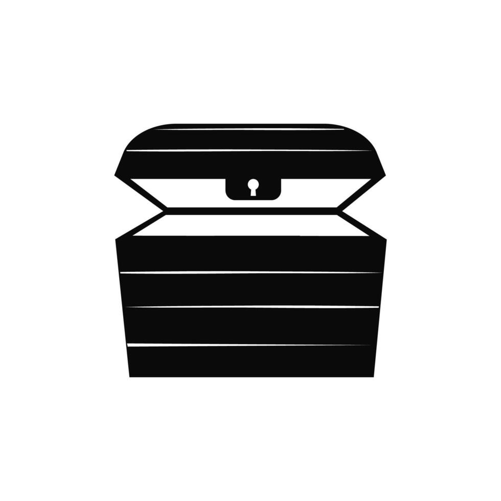 Wooden chests with treasure. vector