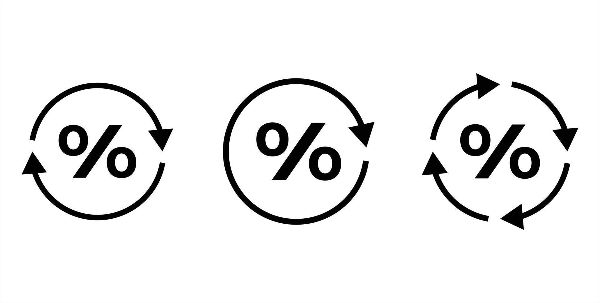 cashback commission rate icon vector