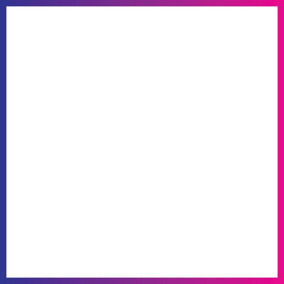 Blue and Pink Frame 1 into 1 Ratio Size vector