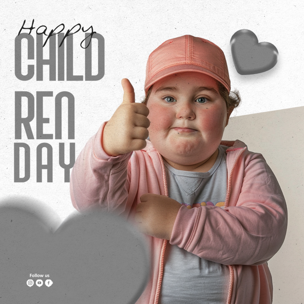 Cute Cartoon Childrens Day Chorus Template psd