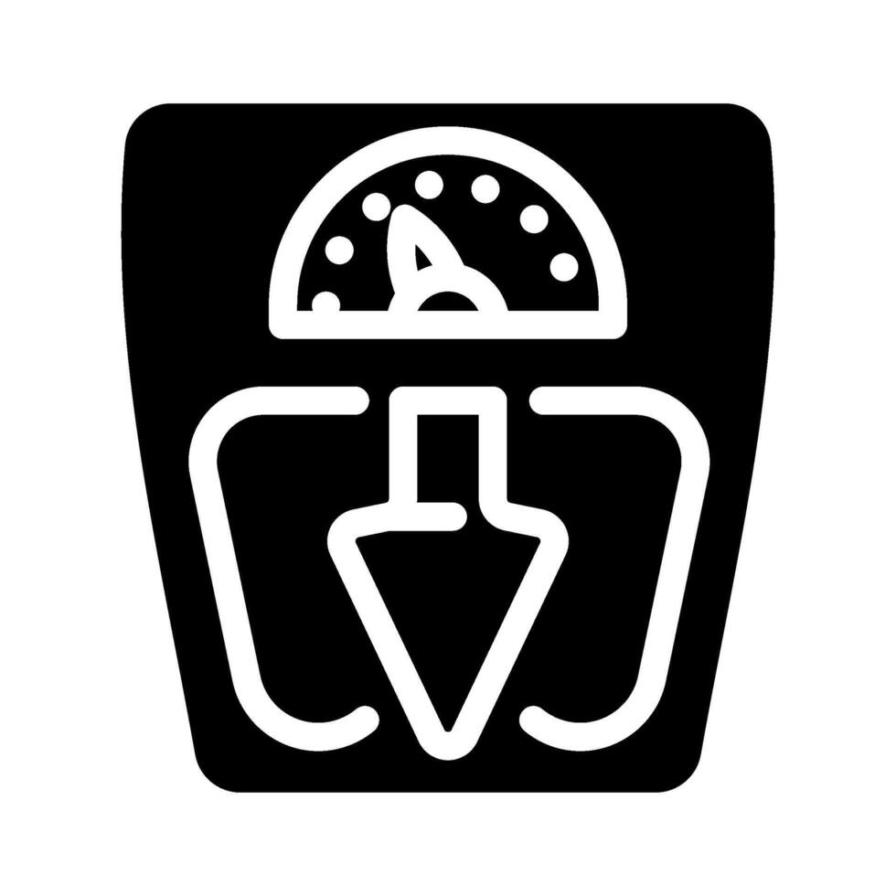 loss of appetite weight loss disease symptom glyph icon illustration vector