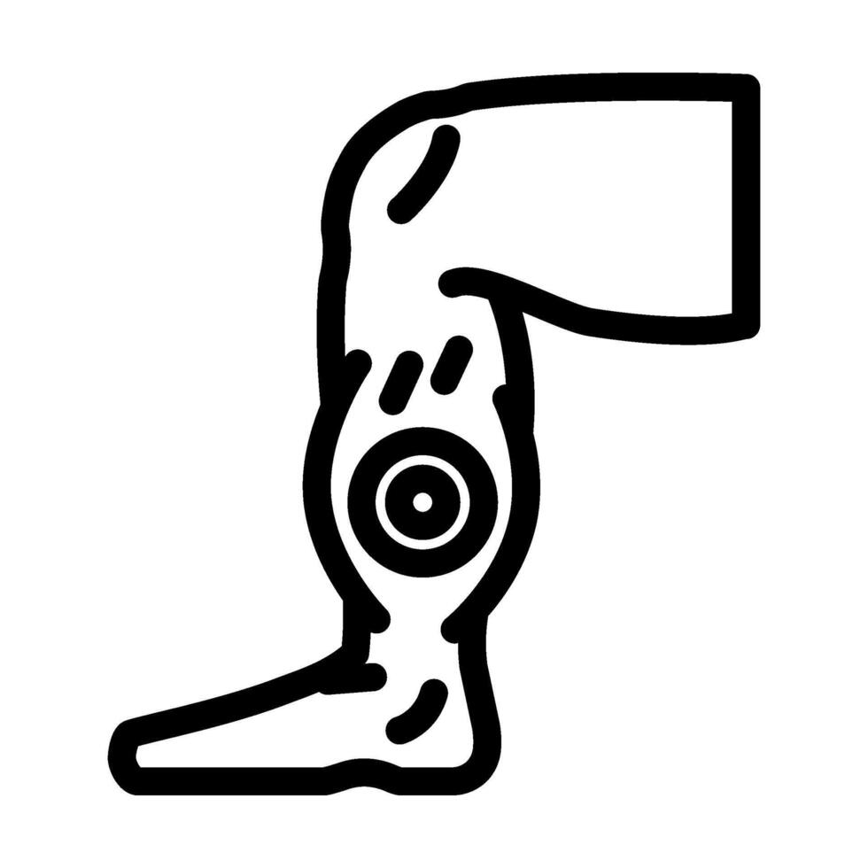 strains household injury accident line icon illustration vector
