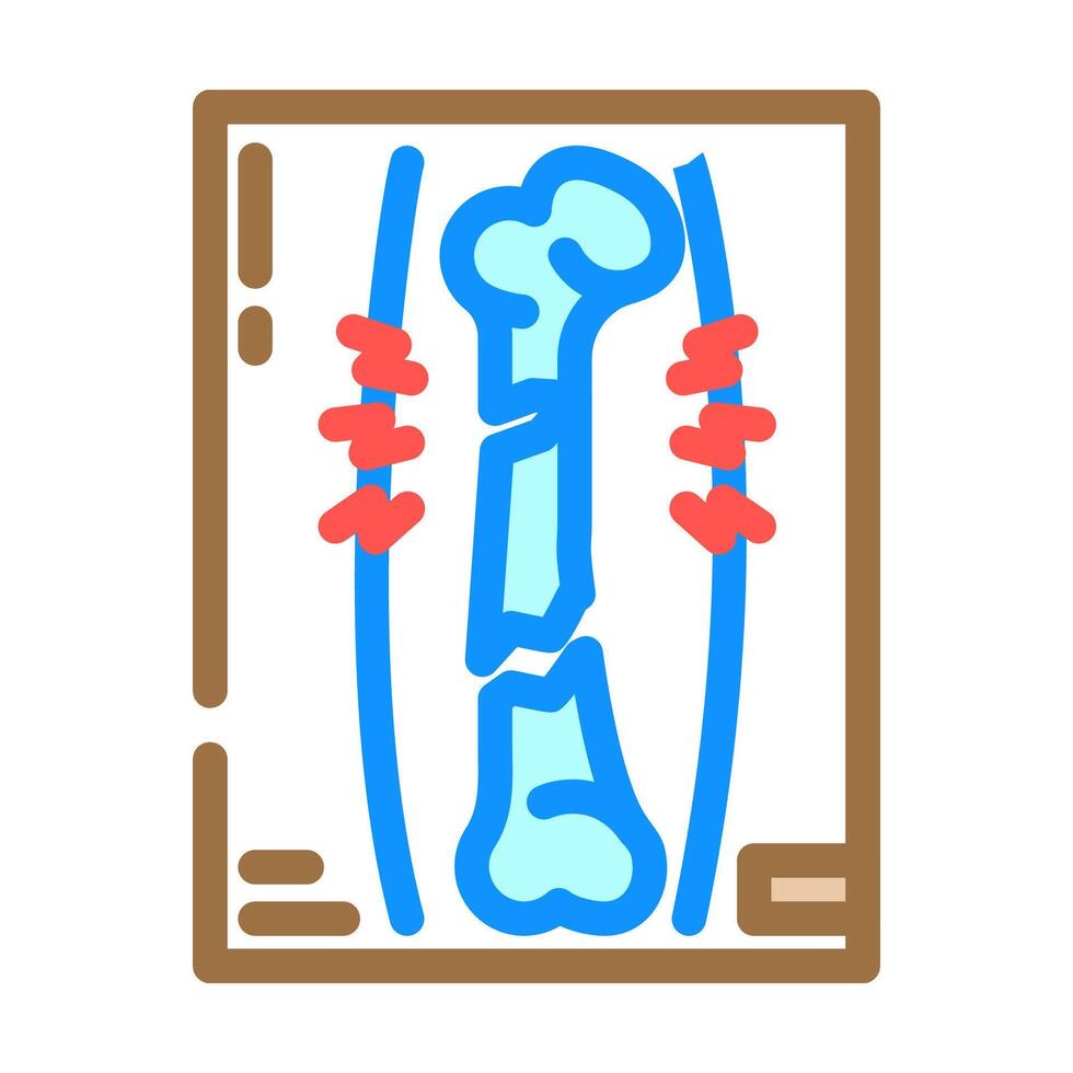 fractures household injury accident color icon illustration vector