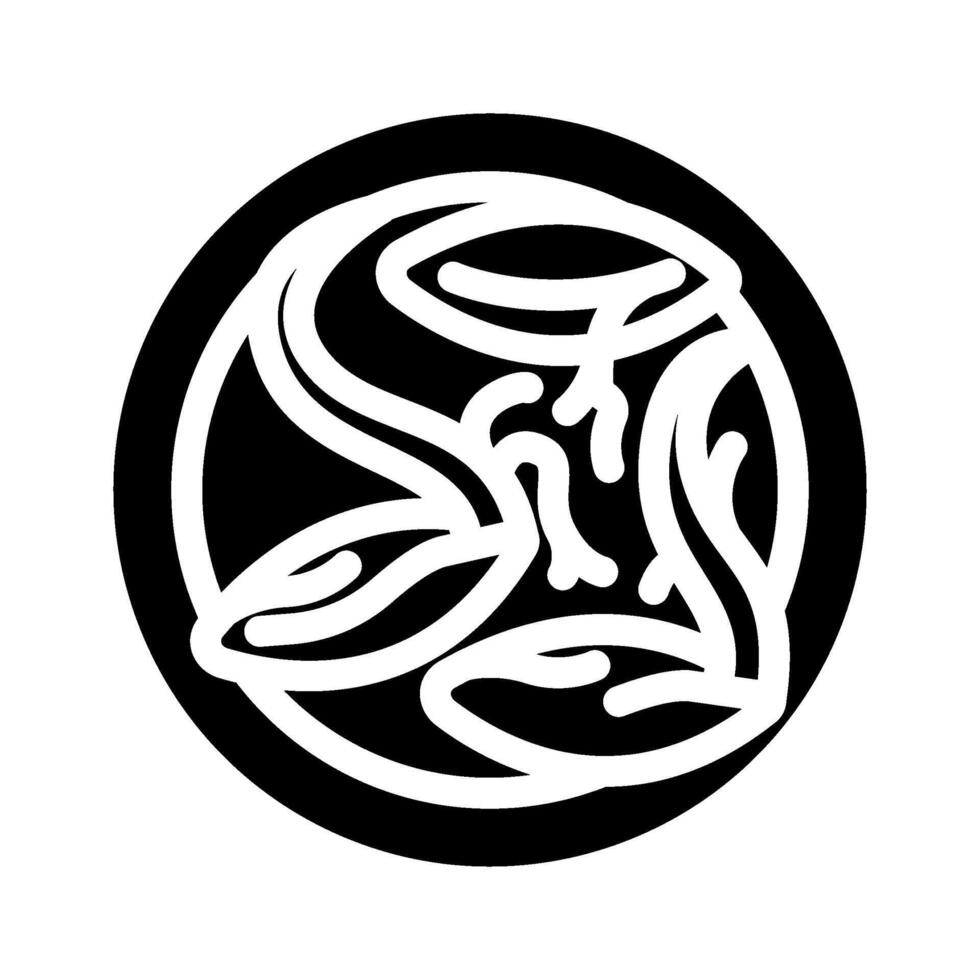 sprouted grains raw foodist glyph icon illustration vector