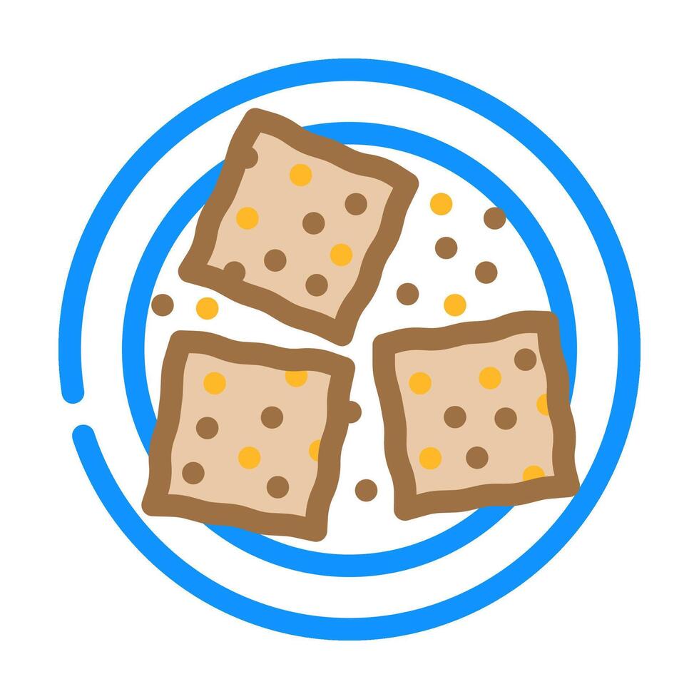 energy bar raw foodist color icon illustration vector