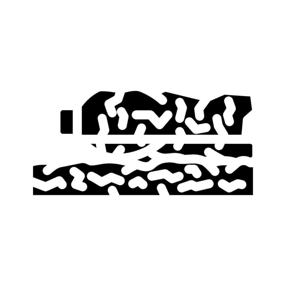 scarcity water saving glyph icon illustration vector