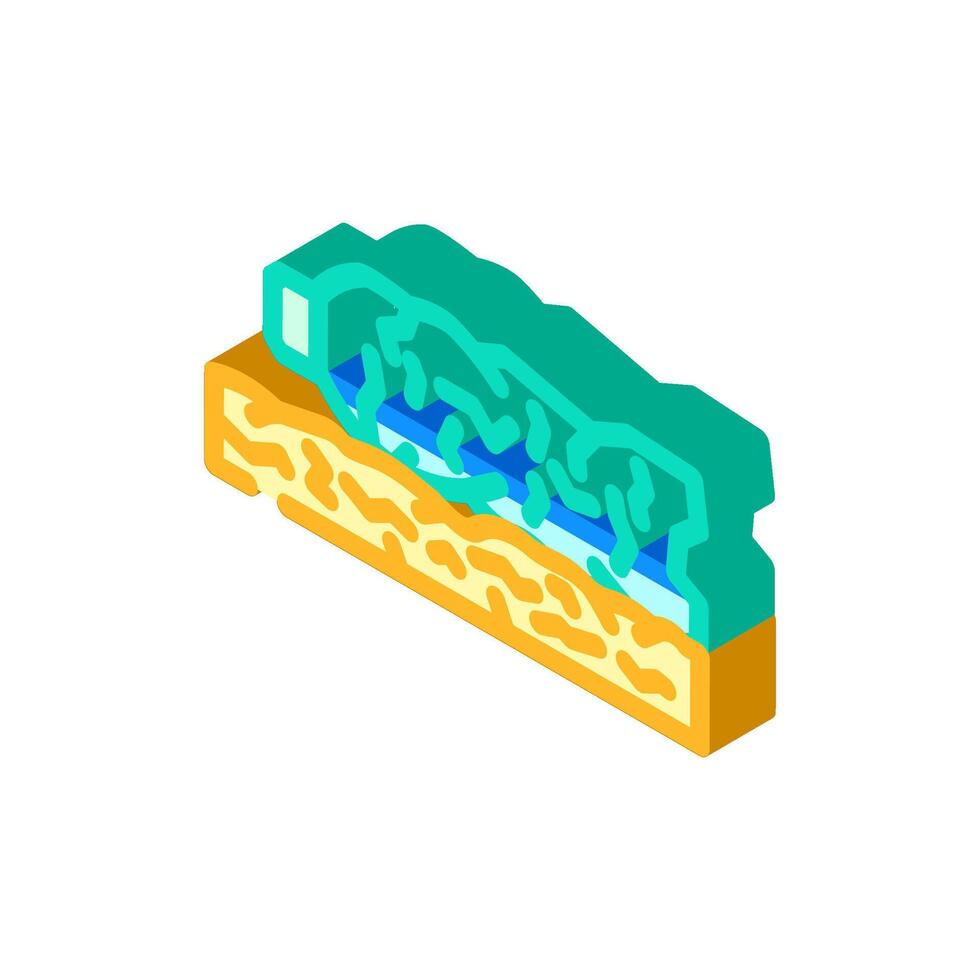 scarcity water saving isometric icon illustration vector