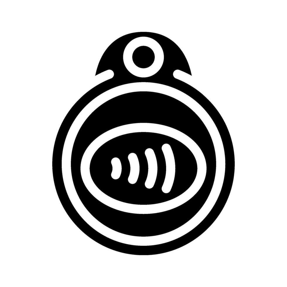 nfc key technology glyph icon illustration vector
