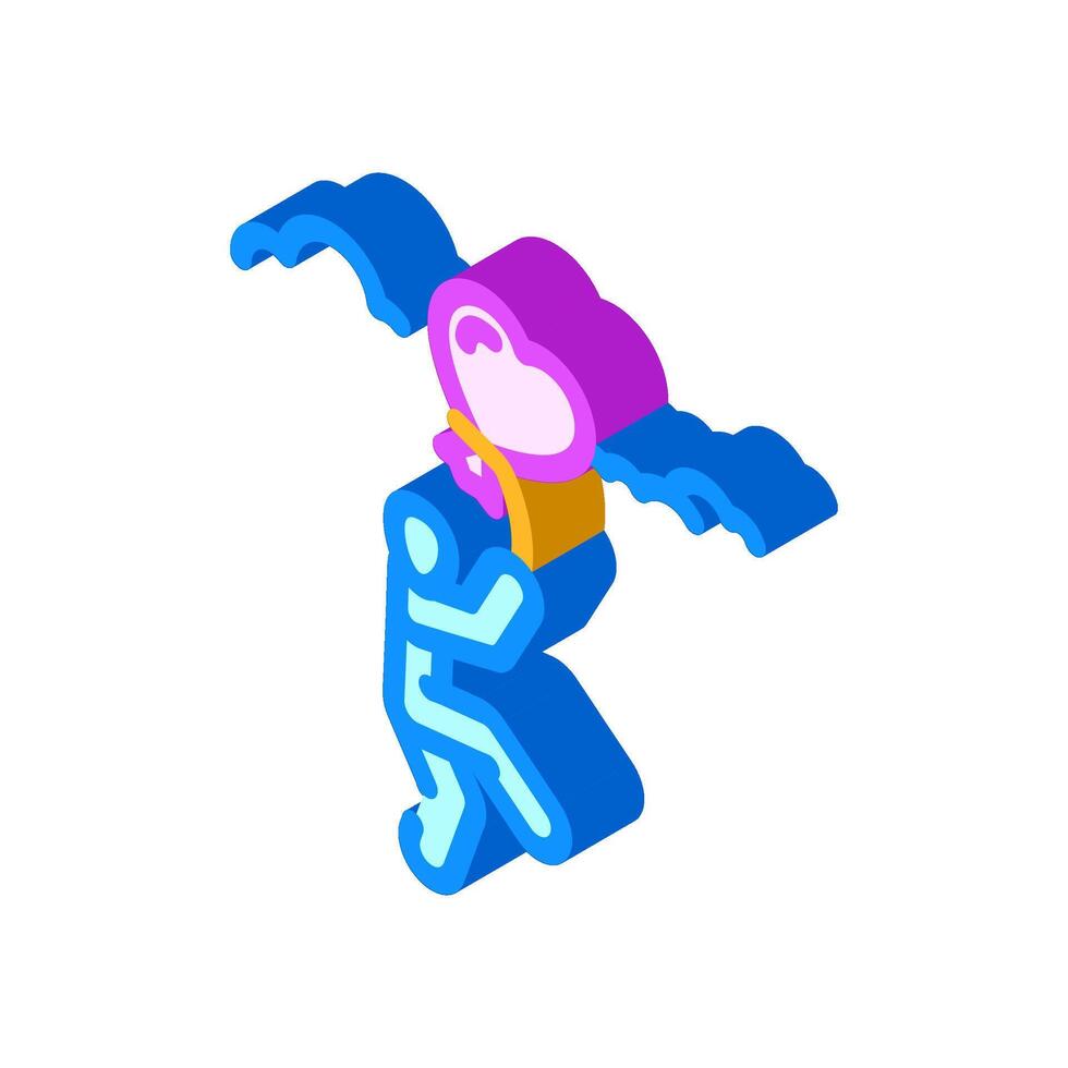 passion success life isometric icon illustration vector