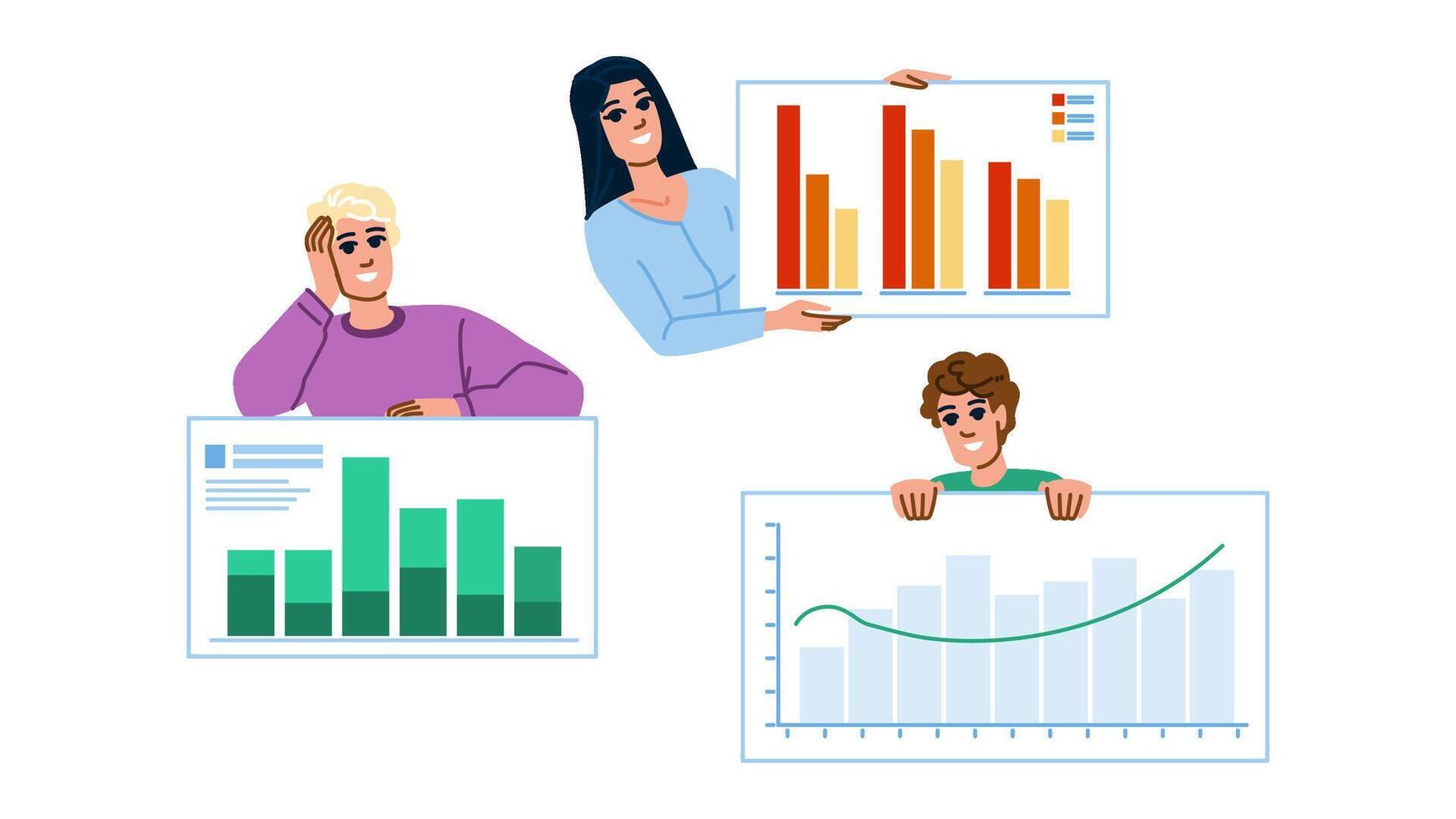 planner time management chart vector