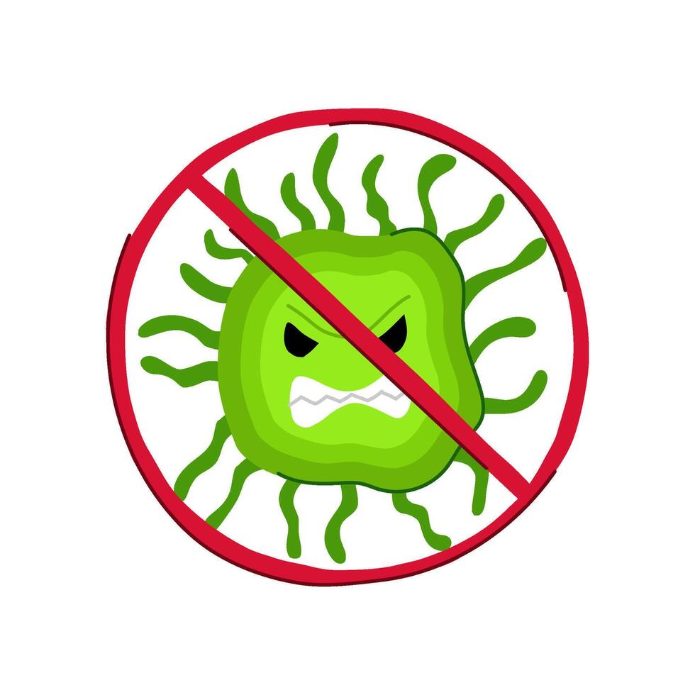 sanitizer anti bacteria cartoon illustration vector