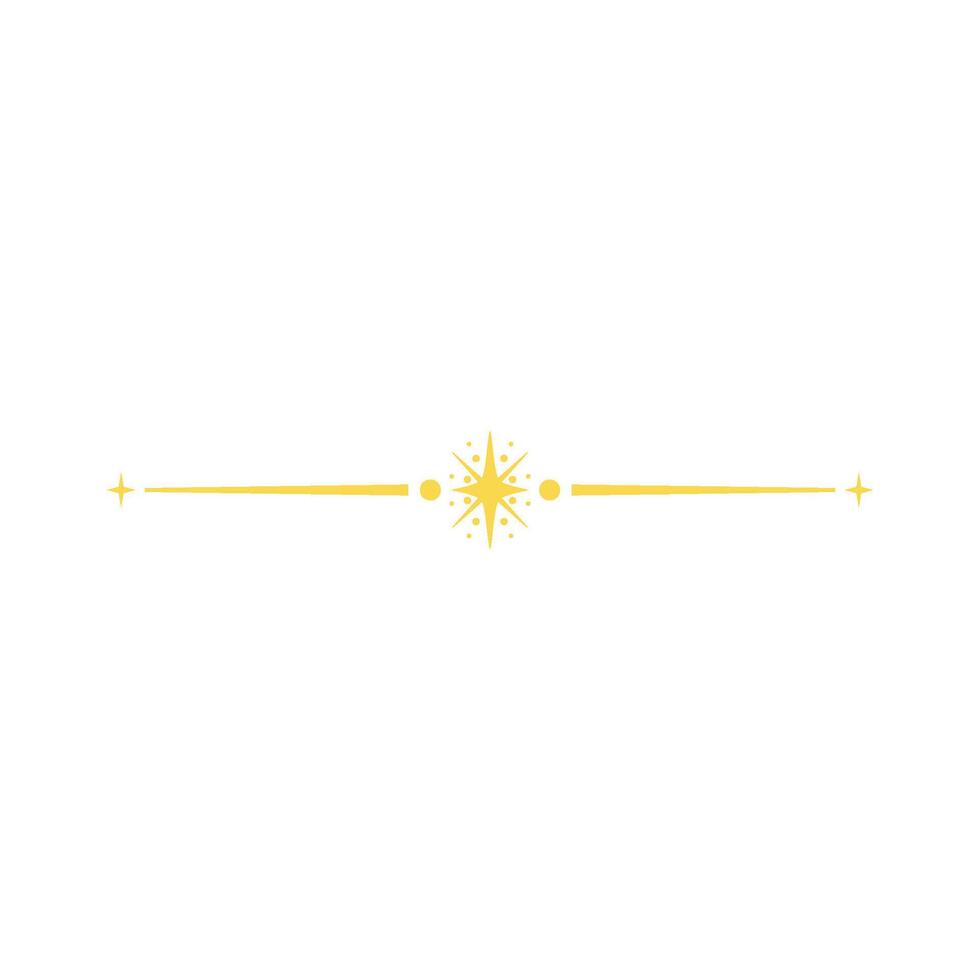 boundary celestial divider border cartoon illustration vector