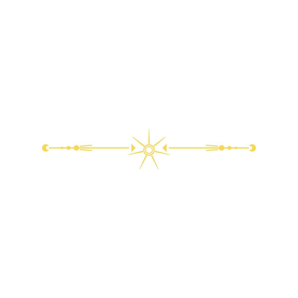 sky celestial divider border cartoon illustration vector