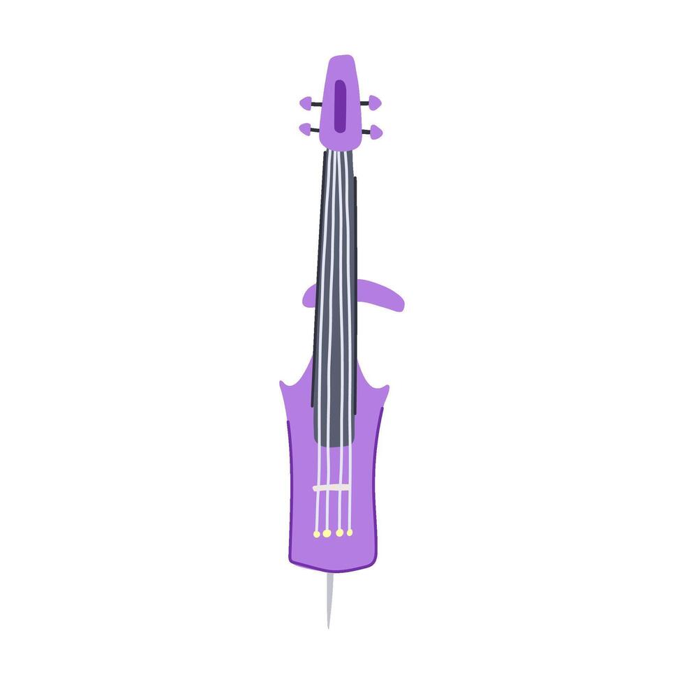 classical cello cartoon illustration vector