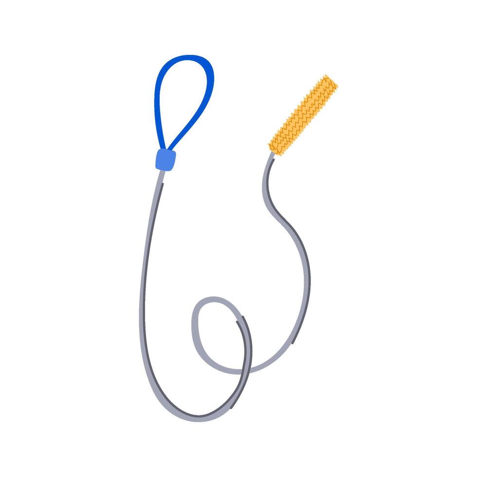 clean drain snake cartoon illustration vector