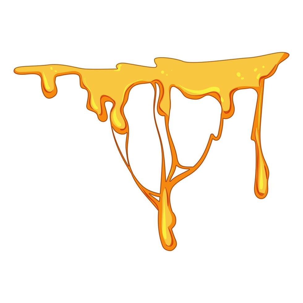 laundry dripping oil stain cartoon illustration vector