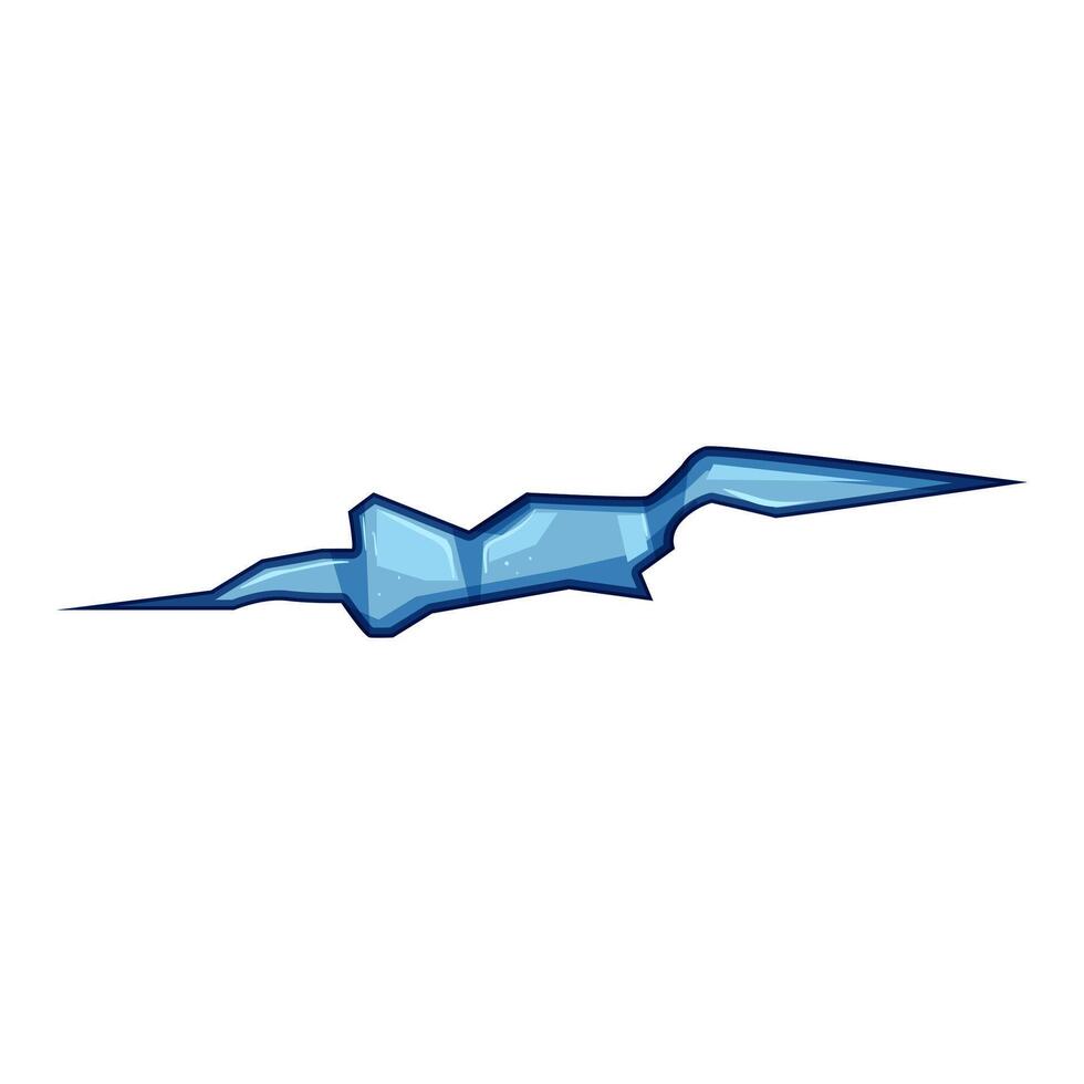 bordeaux ice crack cartoon illustration vector