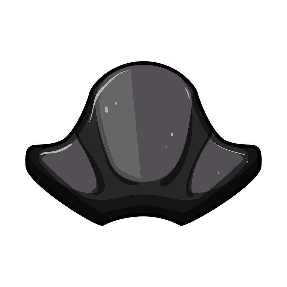 corsair pirate hat cartoon illustration vector