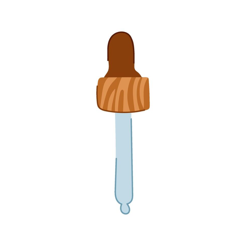 elixir serum dropper cartoon illustration vector