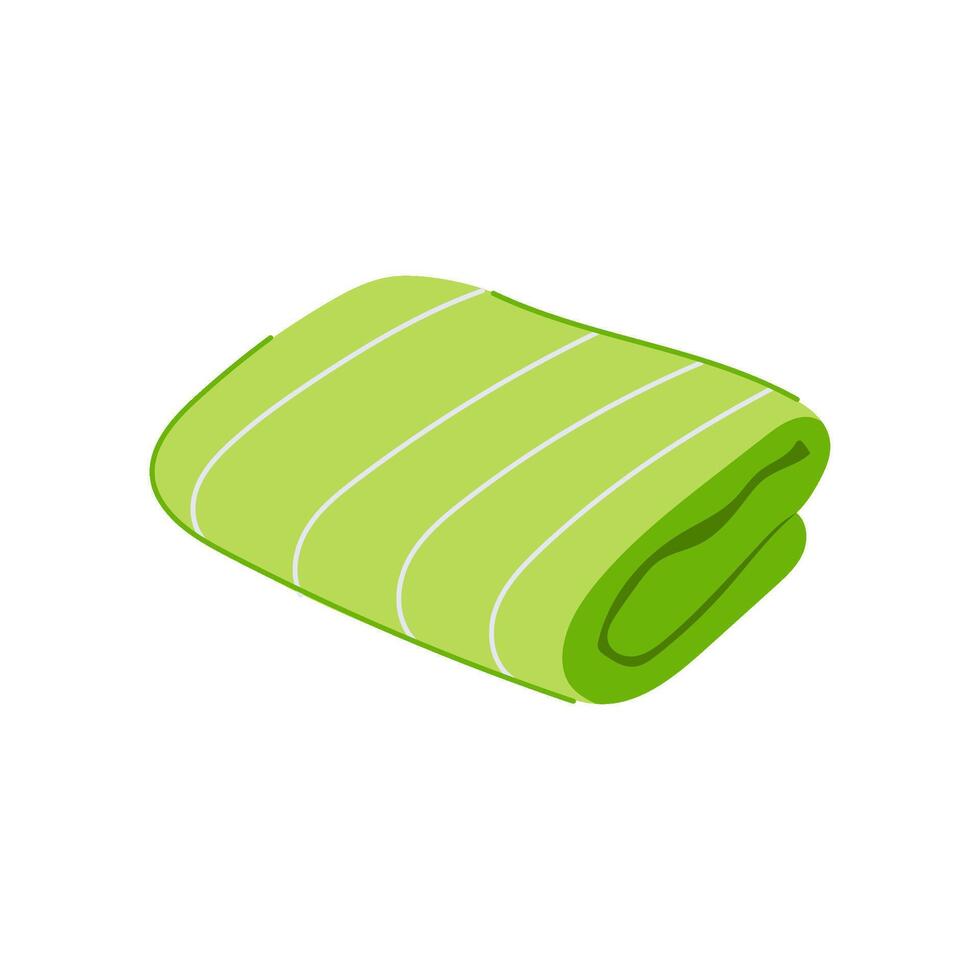 durable spa towel cartoon illustration vector