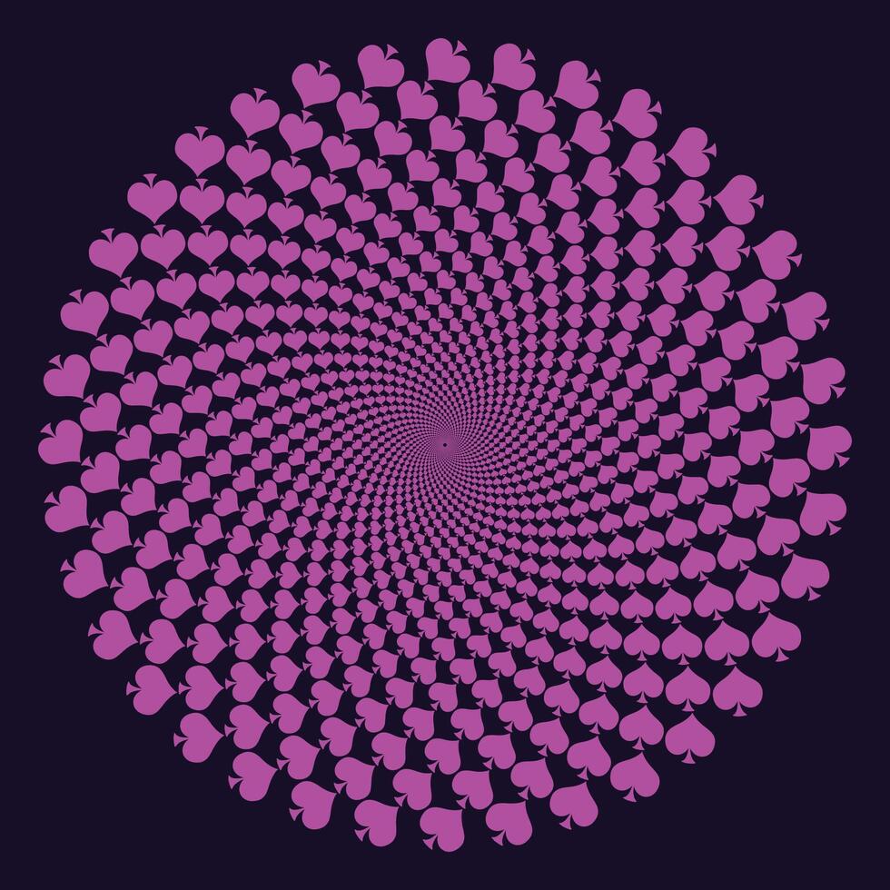 spiral spinning vortex style vector
