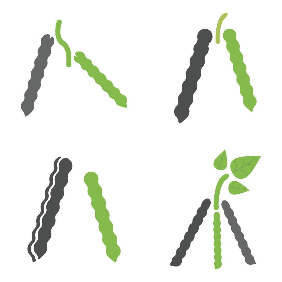 Mung Beans Logo Template Icon vector