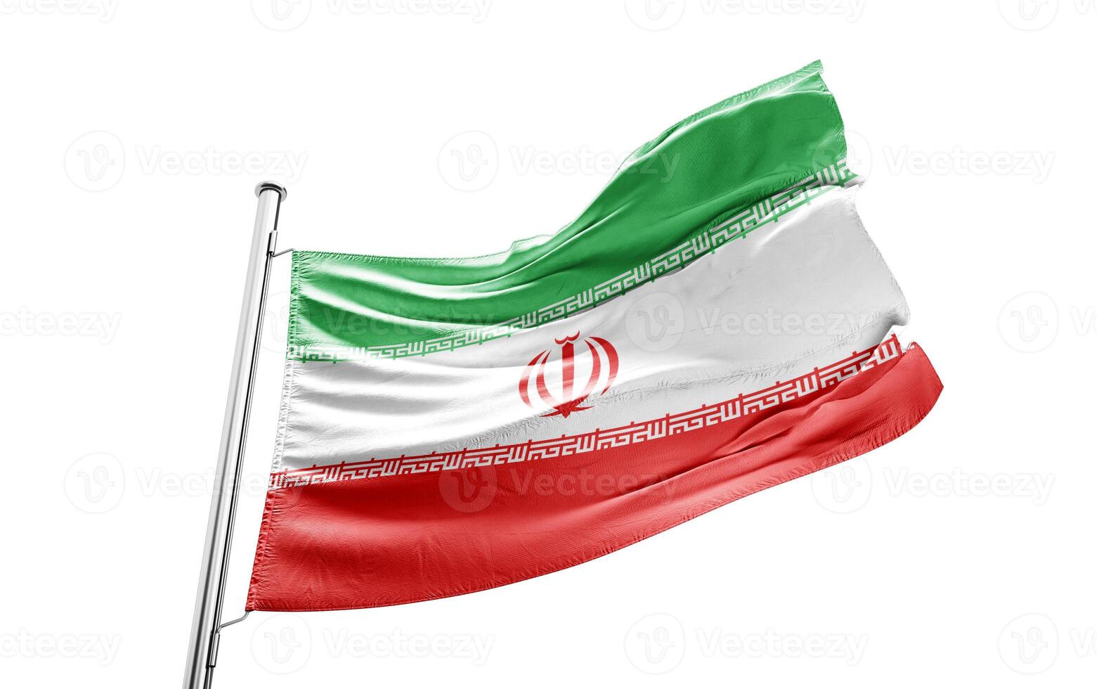 Iran Fabric Flag HD Image photo