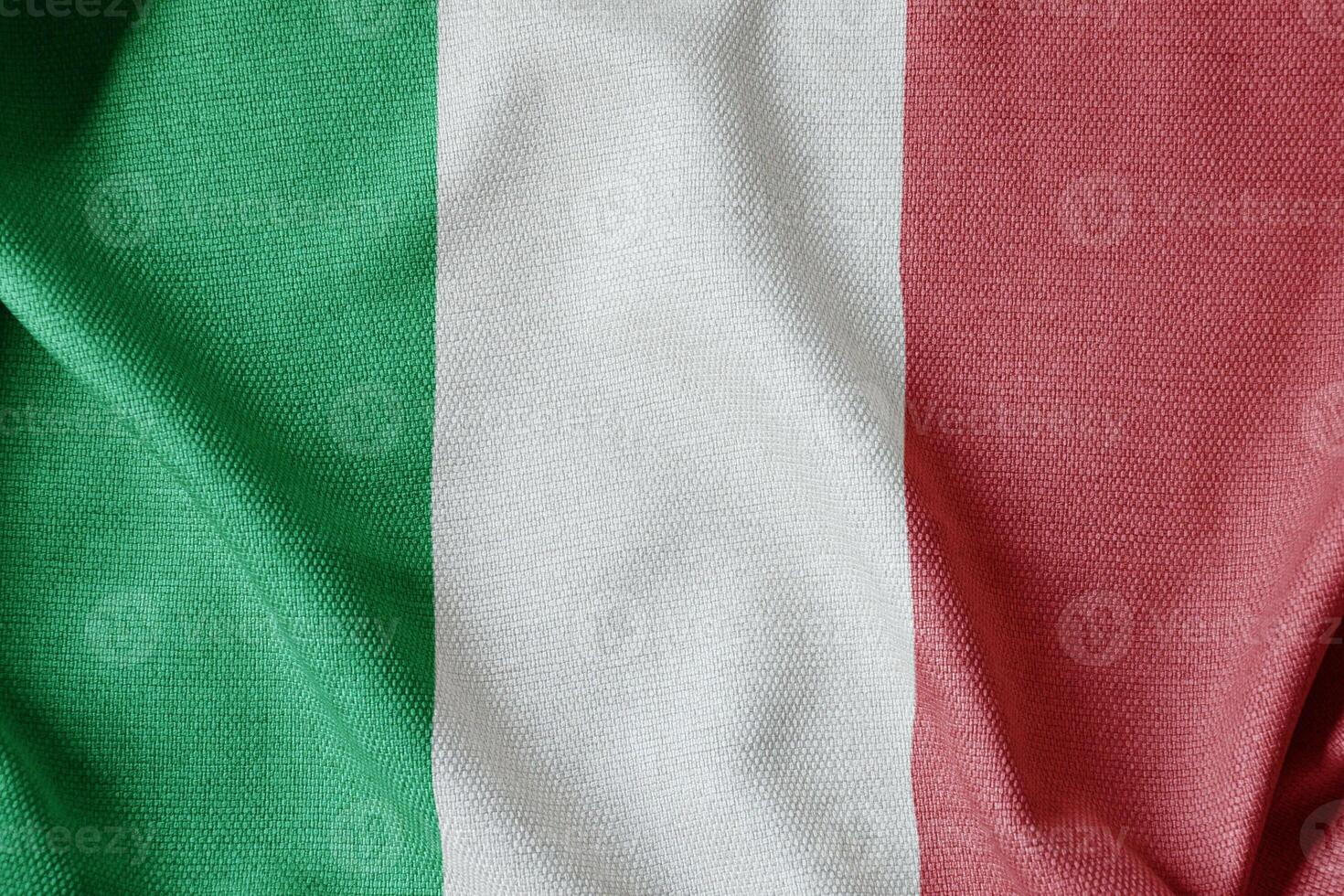 Italy Fabric Flag HD Image photo