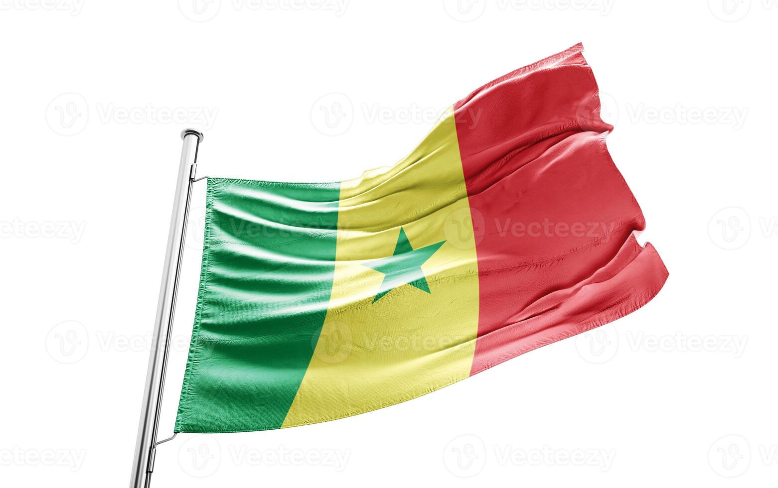 Seneqal Fabric Flag HD Image photo