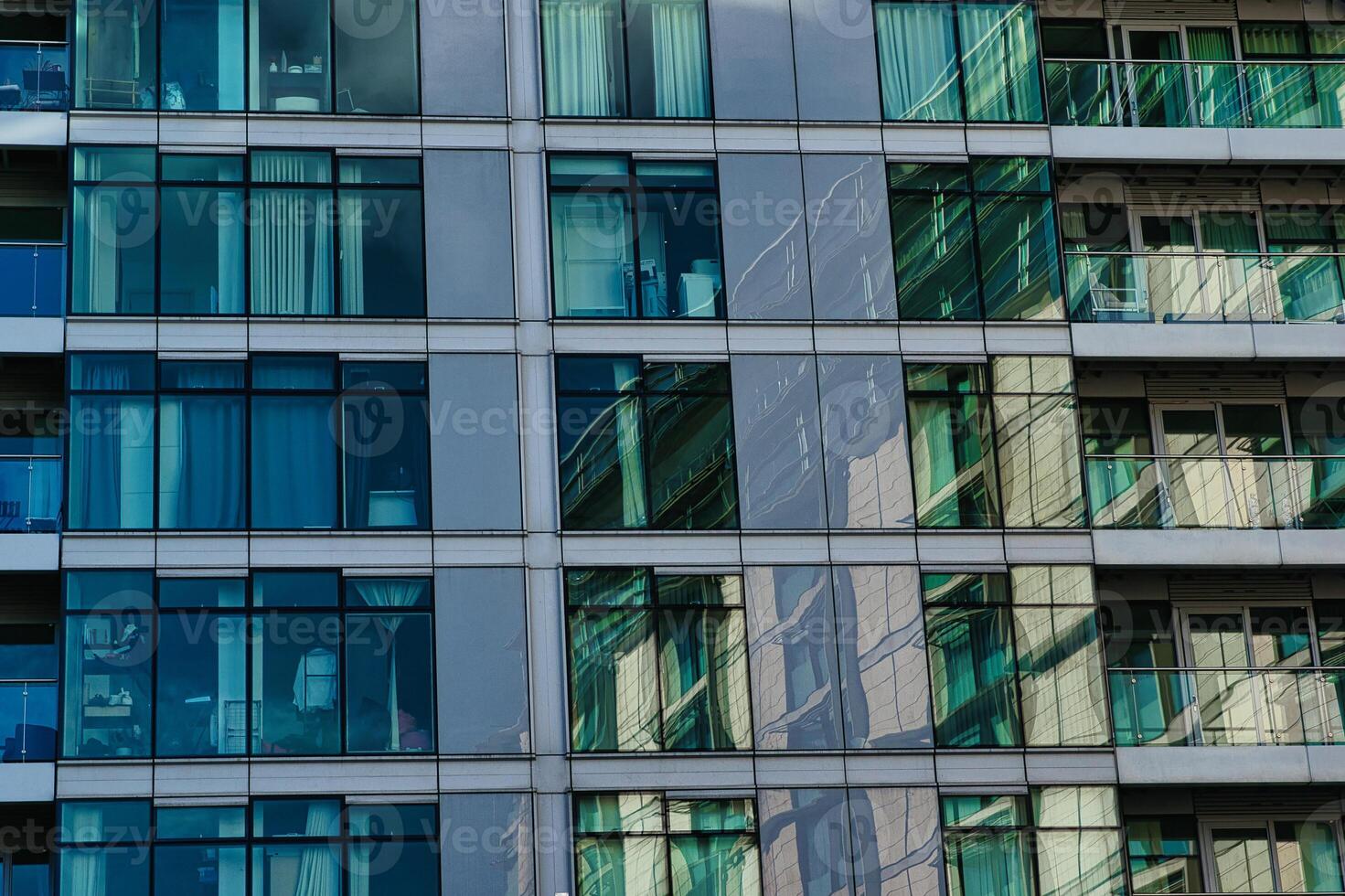 Reflective Glass Building Facade photo