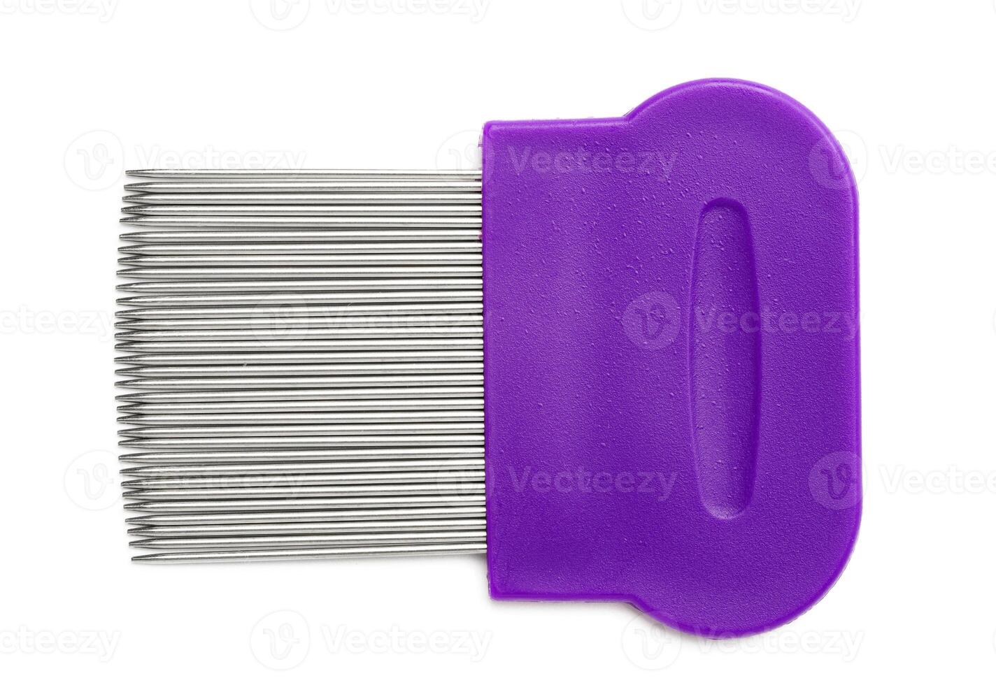 Lice comb with multiple fine teeth for effective lice removal and scalp care photo