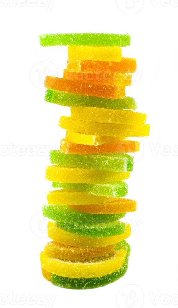 fruit candy pyramide photo