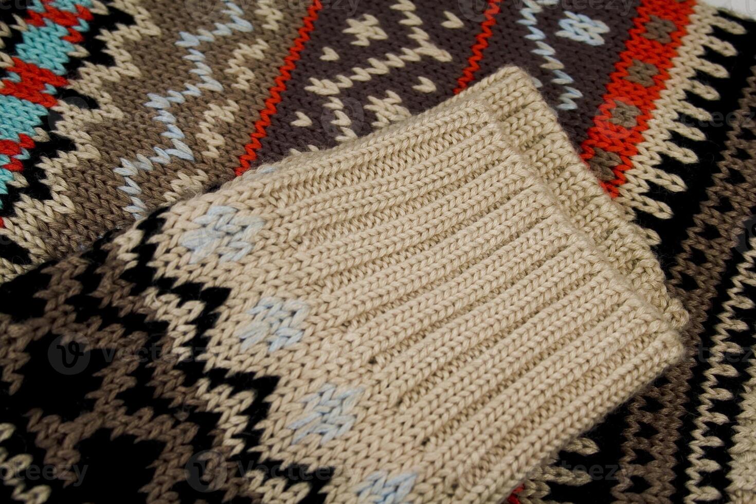 sweater macro image photo