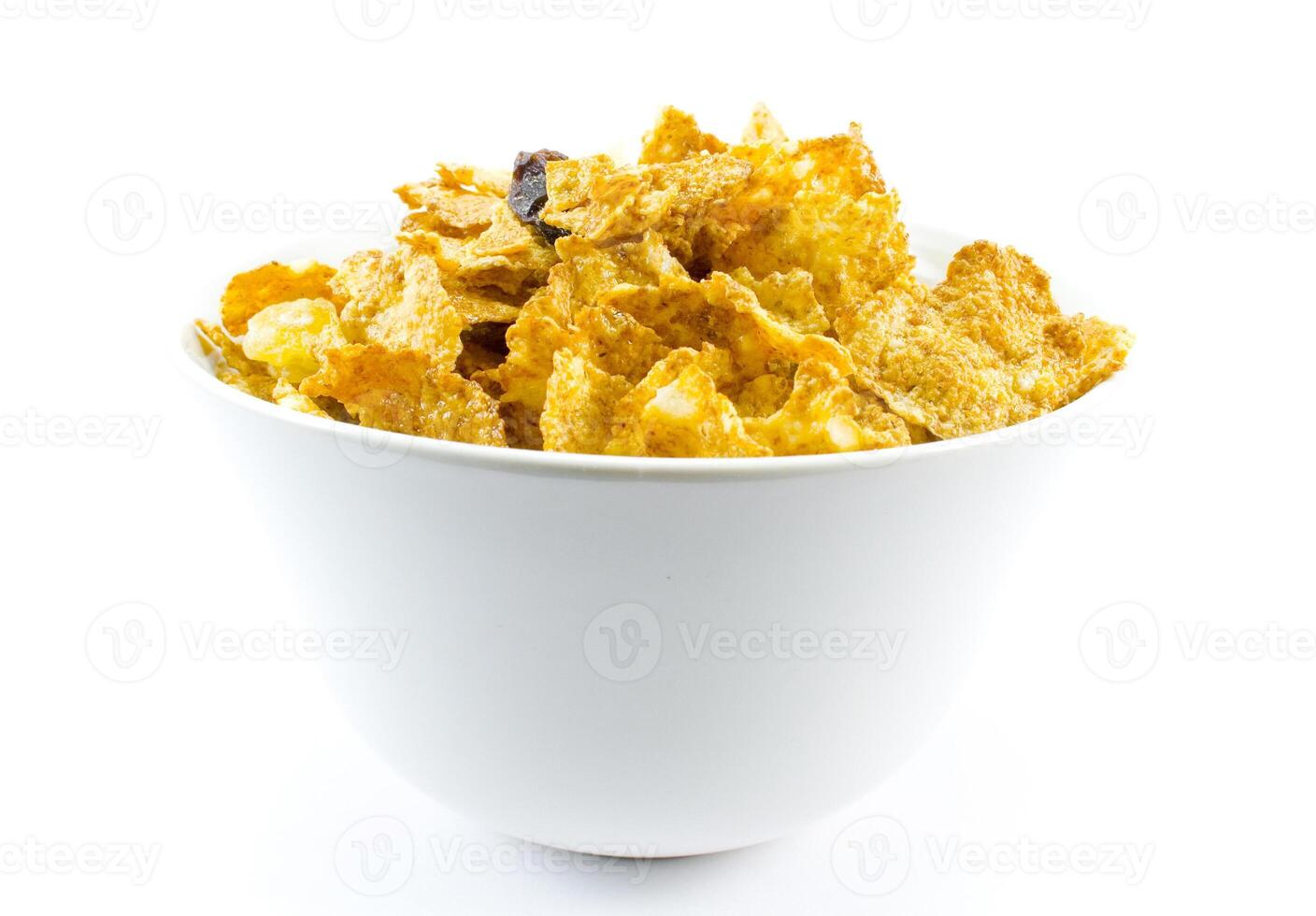 healthy breakfast on white photo